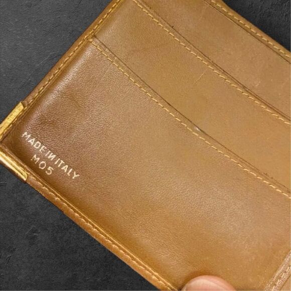 Céline Macadam Vintage Bifold Wallet Brown Leather & Canvas - Picture 7 of 15